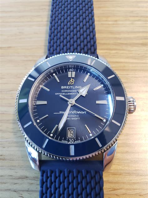 breitling superocean heritage ii blue